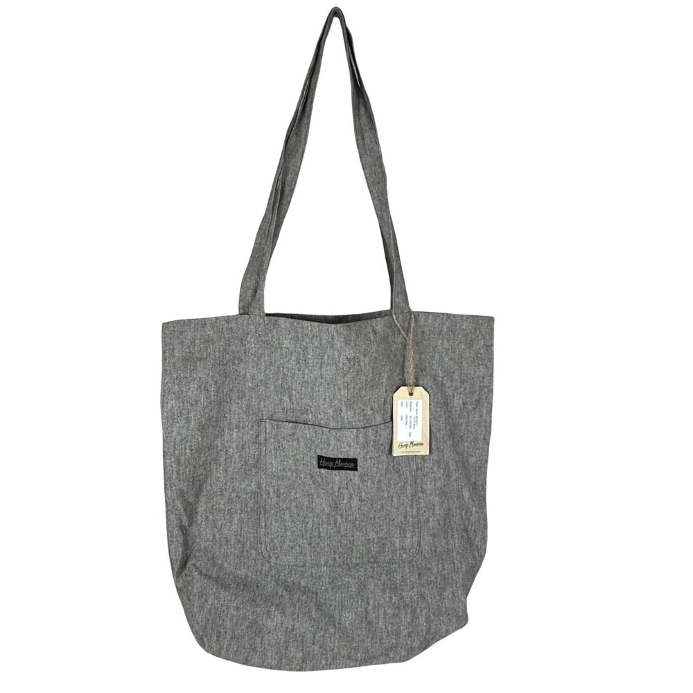 Hemp Momma Infinity Tote Bag‎ Brown Hemp Organic Cotton Sustainable Eco-Friendly